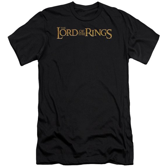 Lor - Lotr Logo - Premium Slim Fit Short Sleeve Shirt - X-Large