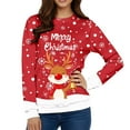 thumbnail image 6 of Men's Christmas Sweaters - Funny Christmas Sweaters for Men - Fun Holiday Pullovers,Red,2XL, 6 of 7