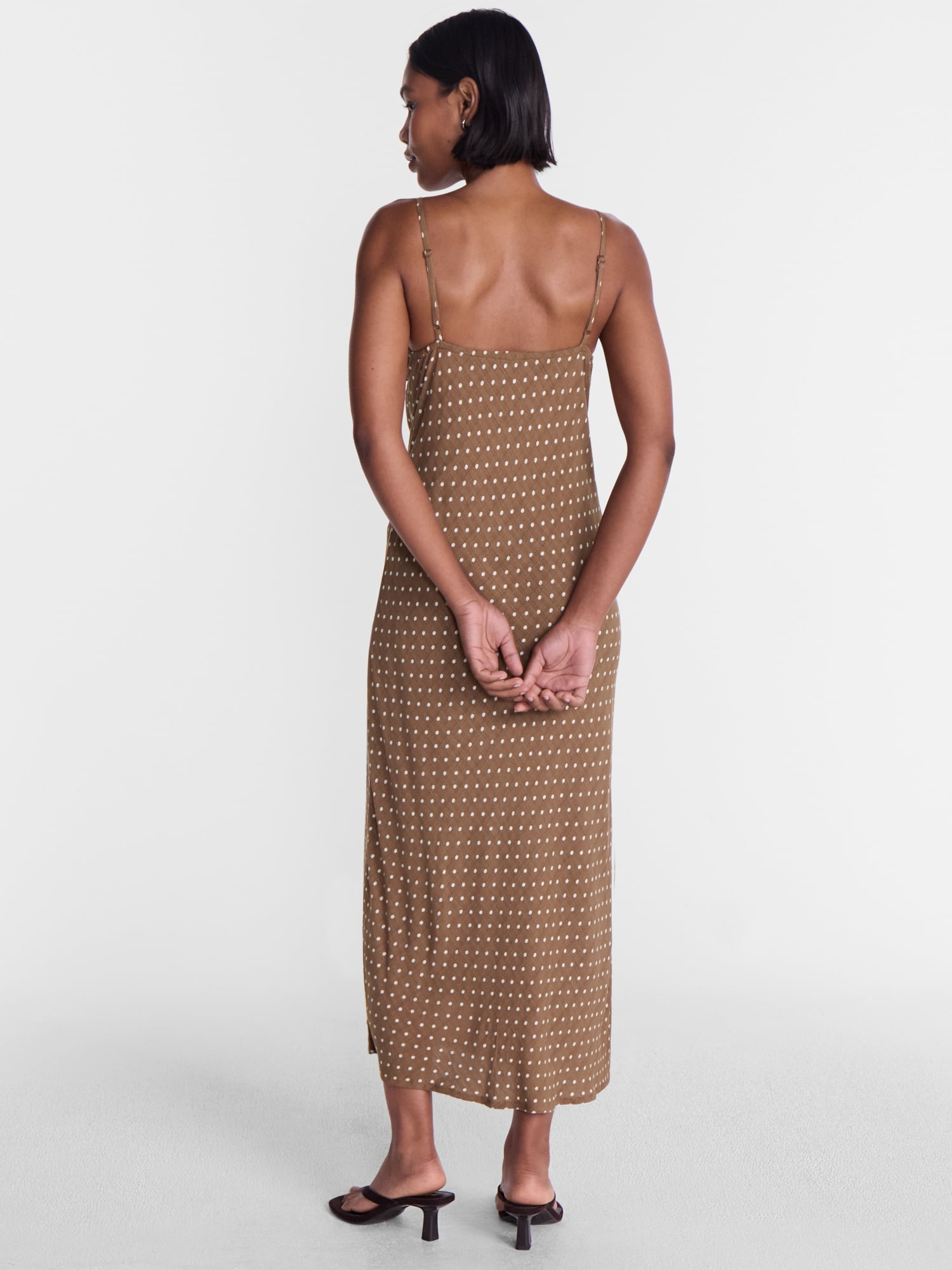 No Boundaries Woven Sweetheart Maxi Dress, Women’s XXS-XXL