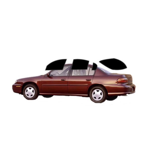 Haiy Co - PreCut 2Ply 05% Window Tint Film Kit For 1997-2003 Chevrolet Malibu Sedan -Side+Rear Window
