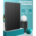 thumbnail image 3 of Case Compatible with All-New Kindle Fire HD 8 Tablet and Fire HD 8 Plus Tablet (10th Generation, 2020 Release),Slim Folding Stand Cover with Auto Wake/Sleep - Black, 3 of 8