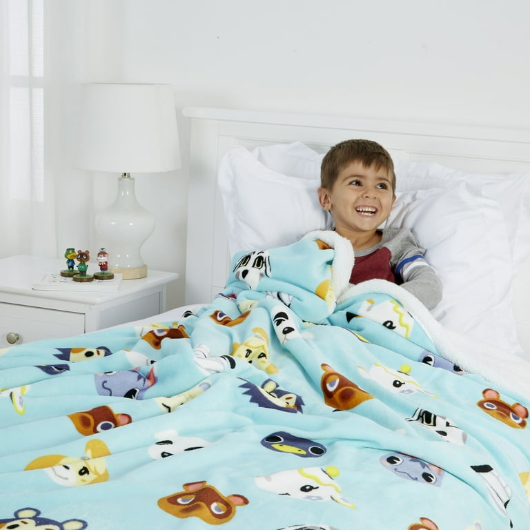 Animal crossing fleece fabric hotsell