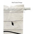thumbnail image 5 of Faux Linen Valances for Windows This Is Us Our Life Our Story Our Home Curtains Valance Light Filtering Rod Pocket Small Window Treatment for Kitchen Living Room Bedroom 42x12In, 5 of 6