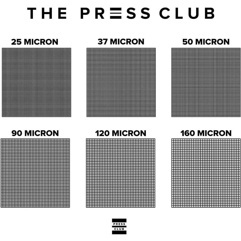 The Press Club 25 Micron Premium Nylon Tea Filter Press