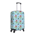 thumbnail image 3 of Daiia Flamingos And Tropical Plants Luggage Cover, Thickened Washable Travel Luggage Covers, Elastic Unique Baggage Covers for 18-20 inch Luggage-Medium, 3 of 9