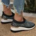 thumbnail image 5 of Women's Fashion Shoes – Lightweight Wedge Sneakers, Mesh surface Walking Shoes for Casual Wear, 5 of 14