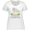 thumbnail image 3 of Inktastic I'll Never Forget That My Great Grandma Loves Me Elephants Women's Plus Size T-Shirt, 3 of 5