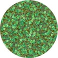 thumbnail image 1 of Ahgly Company Indoor Round Patterned Antique Bronze Green Area Rugs, 6' Round, 1 of 6