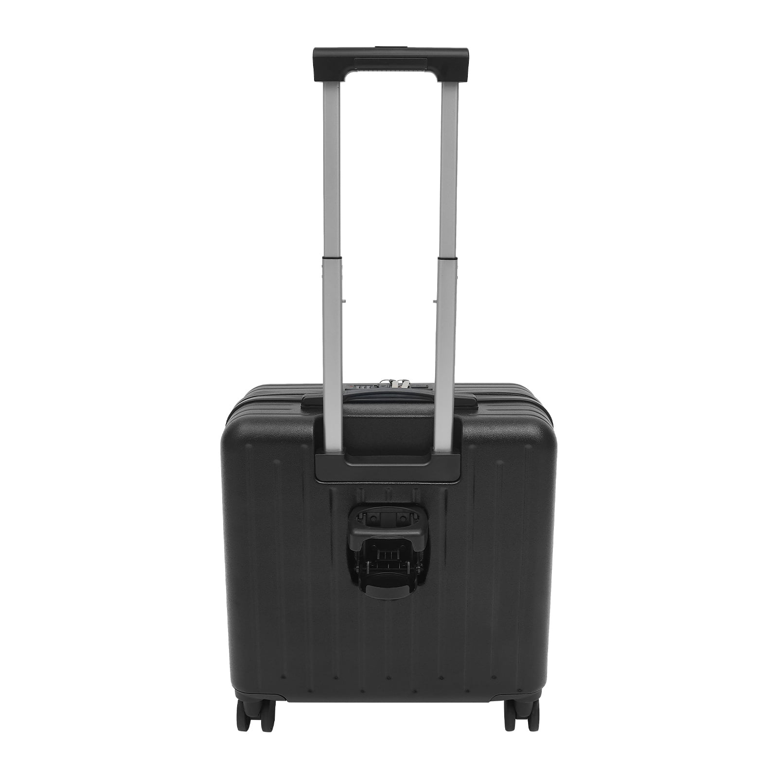18in Carry on Luggage Hard Shell Suitcases with Laptop Compartment, Rolling Luggage with Access to Central Compartment Hardshell (Black)