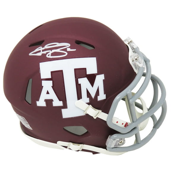 Johnny Manziel Signed Texas A&M Aggies Riddell Speed Mini Helmet