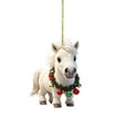 thumbnail image 1 of Adornos navideños, adornos navideños, regalos navideños, acrílico 2D plano, remolque navideño, decoración de interiores, decoración del hogar, colgante para festivales., 1 of 7