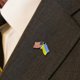 thumbnail image 4 of 1 Uds Ucrania EE. UU. broche país bandera insignia ropa gemelos amor paz (B) Likrtyny juguetes de los niños, 4 of 7
