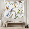 thumbnail image 5 of Bird Leaf Small Tapestry for Bedroom Wall Hanging Tapestry, Spring Summer Tree Branch Farmhouse Retro Ceiling Backdrop Tapestries Poster Blanket Wall Decor for Teens Room Living Room Dorm 23" x 28", 5 of 8