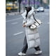 thumbnail image 5 of INS-abrigo largo acolchado con capucha para mujer, chaqueta acolchada de manga larga, abrigo acolchado, prendas de vestir exteriores de invierno, abrigo grueso acolchado cálido, 5 of 5