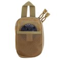 thumbnail image 3 of Riñonera Pequeña Bolsa de almacenamiento de luz para acampar Estuche para linterna portátil Resistente al desgaste (Color barro), 3 of 9