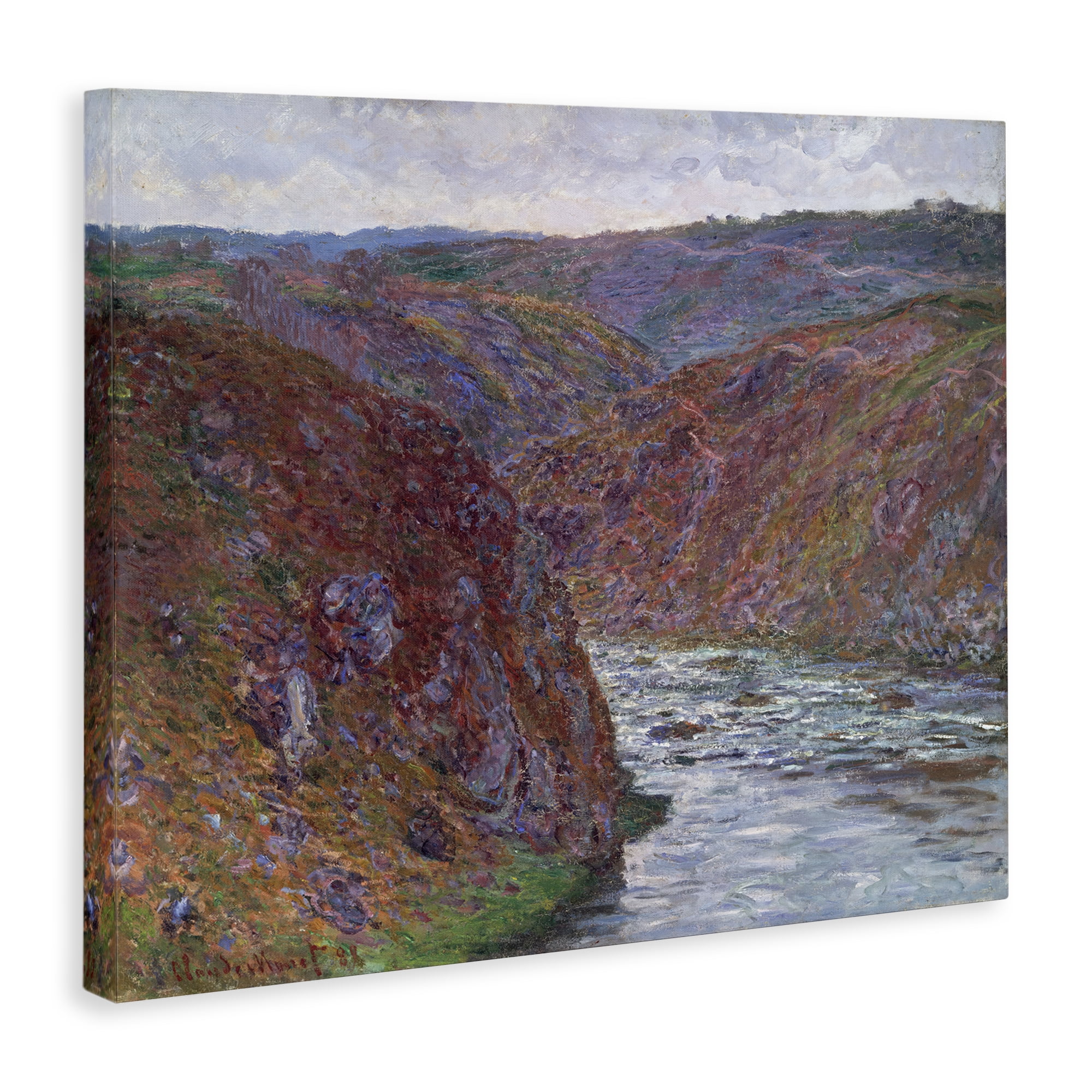 Stupell Industries Classical Valley of Creuse Landscape & Nature Painting Wrapped Canvas Art Print Wall Art, 30 x 24