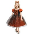 thumbnail image 2 of Robe Fille à Volants en Tulle, Robe de Printemps pour Filles, Robe de Demoiselle d'Honneur, Vêtements d'Été pour Bébé Fille 3-4 Ans, 2 of 8