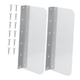 thumbnail image 5 of Fiocias 2 Pack Stainless Steel Splash Guard Water Baffle Commercial Wall Mount Hand Sink Small, 5 of 9