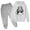 White, variant on Boys' Sweatsuit Set Athletic Skeleton Fleece Hoodie Sweatshirt and Active Jogger Sweatpants Clothes For 2 Year Old Boys