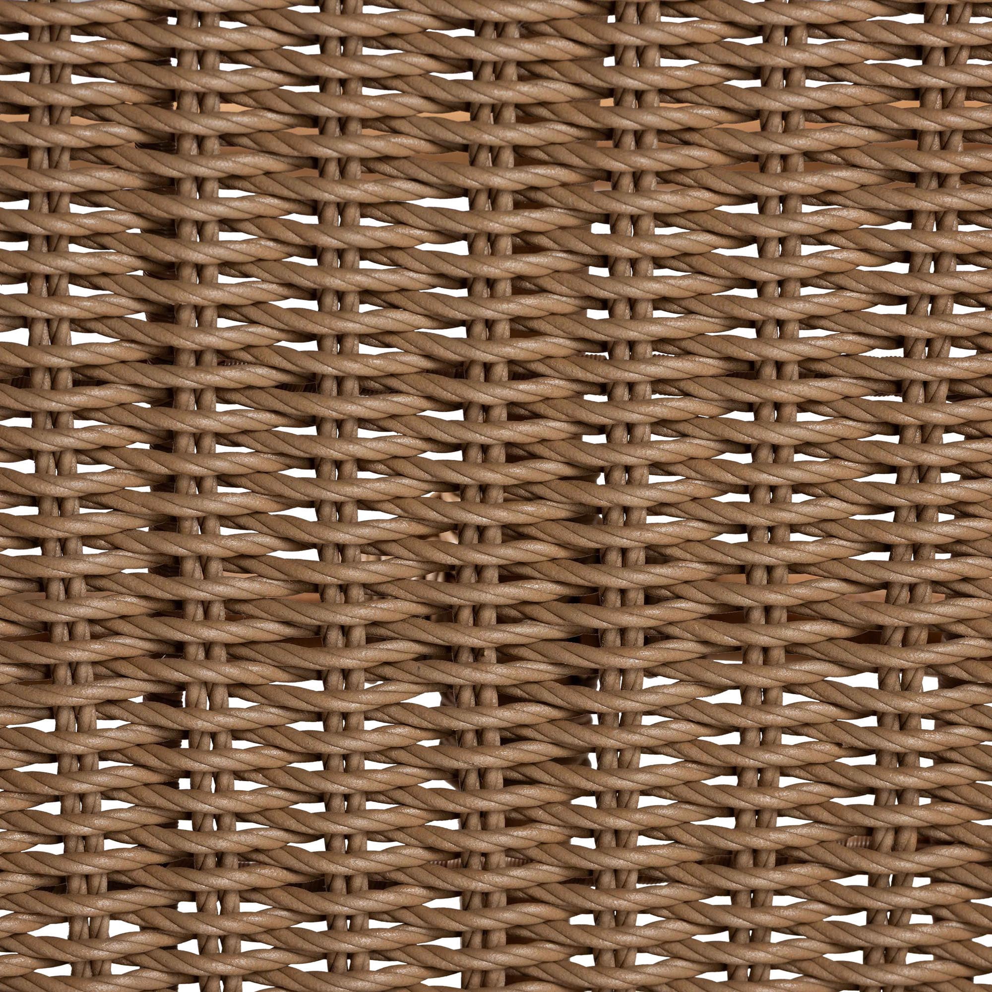 bali & pari Isra Boho Armchair, Natural Brown