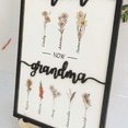 thumbnail image 6 of First Mom Now Grandma Birth Month Flower Wooden Plaque, Personalized Mothers Day Gifts, Mother'S Day Gift, Gift for Mom, 6 of 6