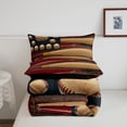 thumbnail image 5 of Erosebridal Baseball Comforter Set Twin Size Baseball Games Bedding Set American Flag Comforter Sports Theme Quilt Set, 5 of 7
