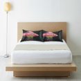 thumbnail image 6 of Yayeee Pillowcase Standard Size Set of 2 Satin Wrinkle Resistant Pillow Case, UFO with Hearts Pattern, 6 of 8