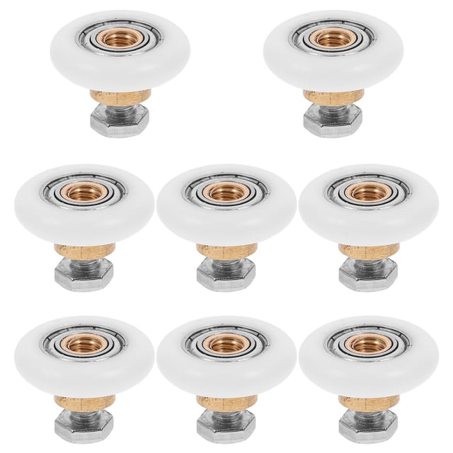 DEEPCRAFF 1Set Glass Door Replacement Pulley for Shower Doors with Durable Multi Color Sliding Rollers