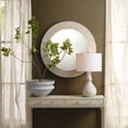 thumbnail image 2 of J&D Designs Droplet Ceramic Table Lamp with Linen Shade Blue, 2 of 6