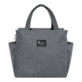 thumbnail image 2 of Insulated Lunch Bag with Ice Pack Single-Shoulder Lunch Bag Large-Capacity Outdoor Picnic Bag Fresh-Keep Ice Pack Small Ice Packs for Lunch Bags Small Ice Packs for Lunch Box, 2 of 9