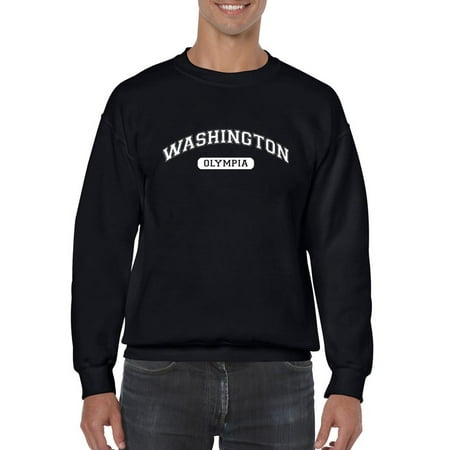 Olympia Washington Men Sweatshirt Male XX-Large