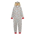 thumbnail image 7 of Matching Family Christmas Siamese Pajamas Sets Deer Head Embroidery Hooded, 7 of 7
