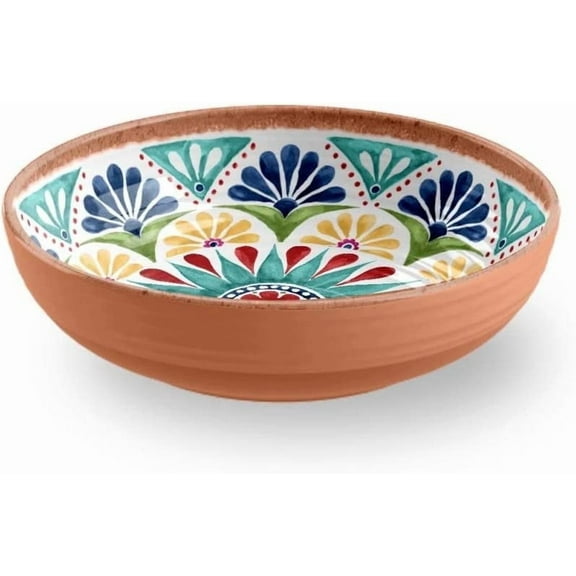 TarHong Rio Medallion Cereal Bowl, 8" x 2.2", 43.3 oz, Melamine, Set of 6