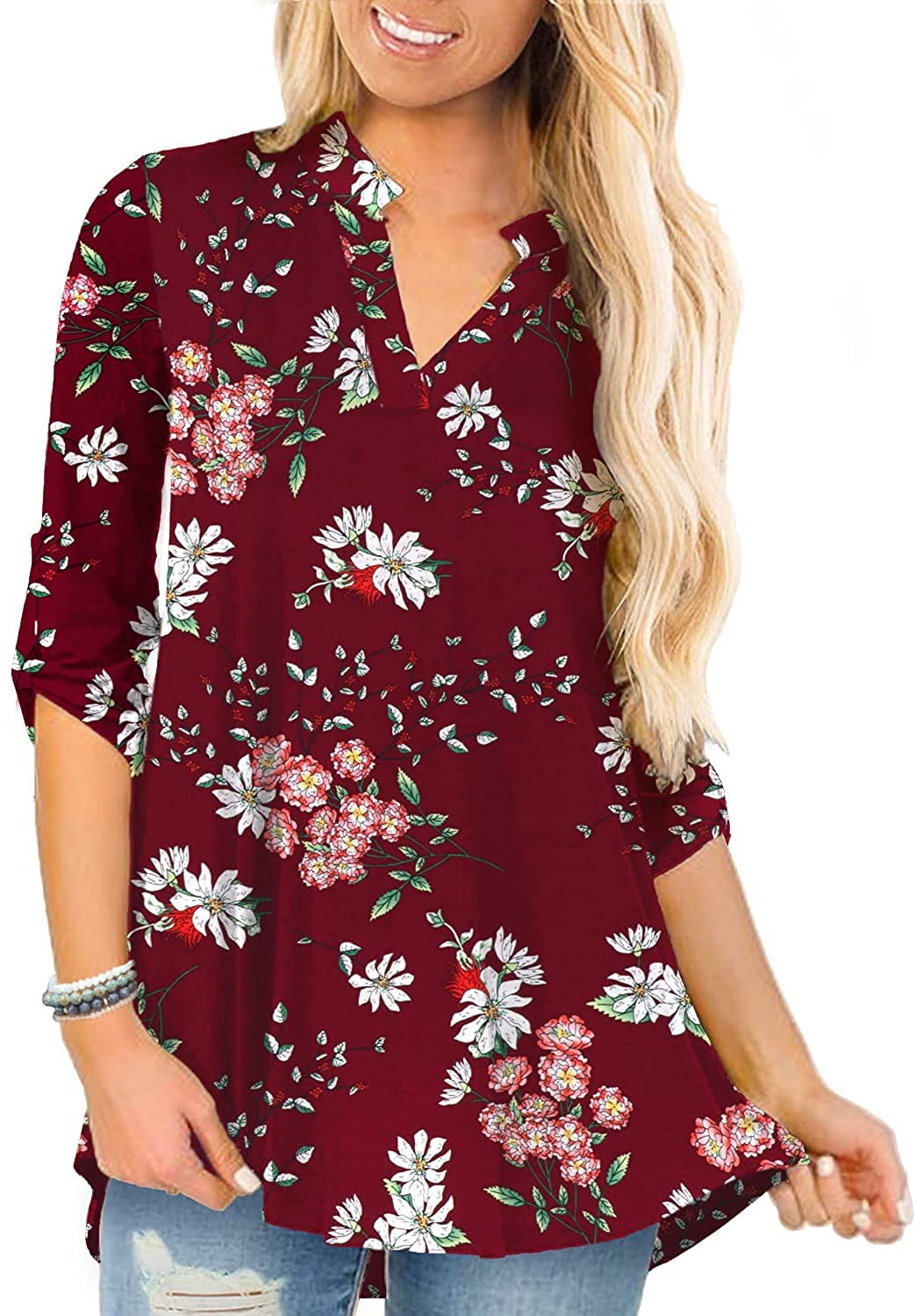 plus size polyester blouses