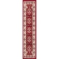 thumbnail image 1 of Well Woven Persia Sarouk Red 2' x 7' Runner Rug Carpet, 1 of 4