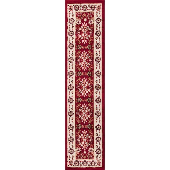 Well Woven Persia Sarouk Red 2' x 7' Runner Rug Carpet