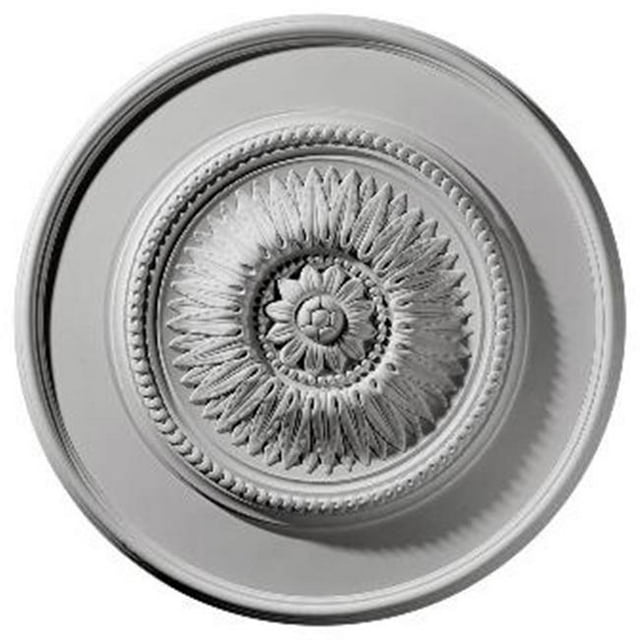 Ekena Millwork CM23FL 23.50 in. OD Architectural Floral Ceiling Medallion
