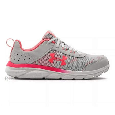 

Under Armour Assert 8 Grade School Kids Sneakers Halo Gray White 4Y NWT