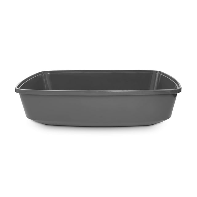 So Phresh Open Cat Litter Box Charcoal Large 19.5" L X 14.8" W X 4.3" H (2 large silar in stock)
