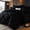 Black, variant on 2/3PCS Solid Color Diamond Lattice Comforter Set,Comes with Pillowcases Lightweight Breathable Reversible Dual-Side Use Easy Care(Light Purple,Twin)