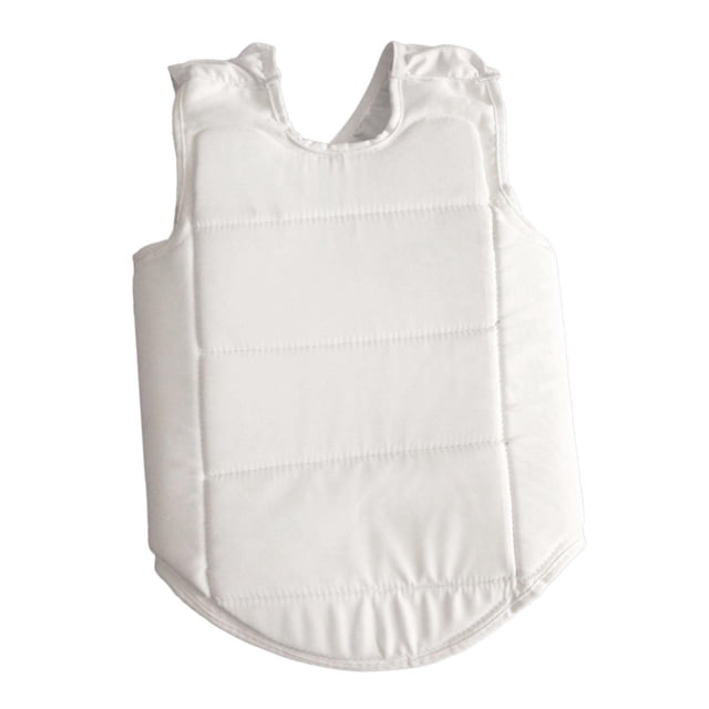 pitrice Karate Protection Poitrine Sanda Sports Boxe Enfants Adultes Poitrine pour Protection et Corps Blanc m