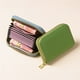 thumbnail image 3 of Monedero con cremallera para tarjetas, monedero y bolsa para tarjetas con cepillo antirrobo RFID, 3 of 5