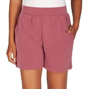 LazyPants Women's Stretch Luxe Short Size Large. Berry (pink