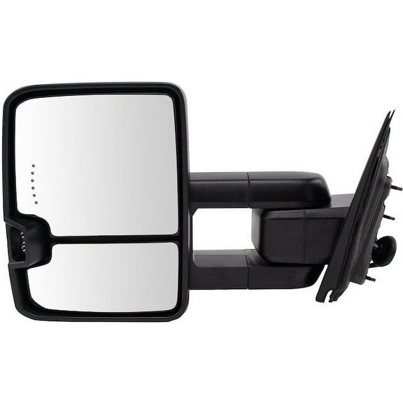 Left Mirror - Compatible with 2015 - 2019 Chevy Silverado 3500 HD 2016 2017 2018