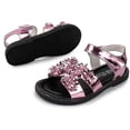 thumbnail image 4 of Baby Toddler Boys Girls Summer Sandals Slip-On Open Toe Beach Pool Slides Sandals Little Kid Non-Slip Soft Rubber Sole Princess Flat Shoes, 4 of 7