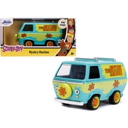 Scooby Doo Mystery Machine, Blue and Green - Jada 32040 - 1/32 scale Diecast Model Toy Car