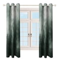 thumbnail image 4 of Nature Forest Blackout Curtains Window Drapes Room Darkening Thermal Insulated Grommets Blackout Curtains, for Living, Dining, Bedroom,2 Panels, 4 of 6