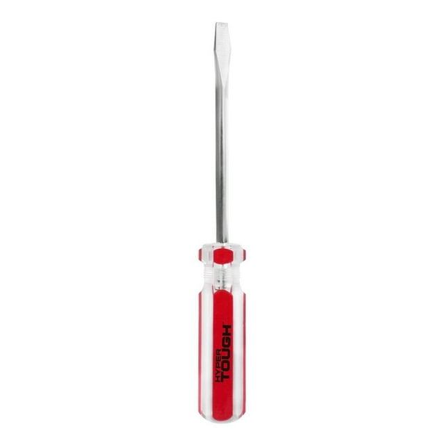 Desarmador 4 Pulgadas Hyper Tough de Punta Plana 6.3 mm
