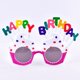thumbnail image 3 of 5 piezas de gafas de feliz cumpleaños, gafas de sol de fiesta, gafas de sol de feliz cumpleaños, para niños, adultos, fiesta, cumpleaños, decoración, regalos multicolor colorido, 3 of 5