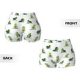 thumbnail image 5 of Kdxio Cute Avocado Yoga Print Workout Shorts for Women Seamless Soft Smooth Gym Yoga Scrunch Active Shorts, 5 of 9